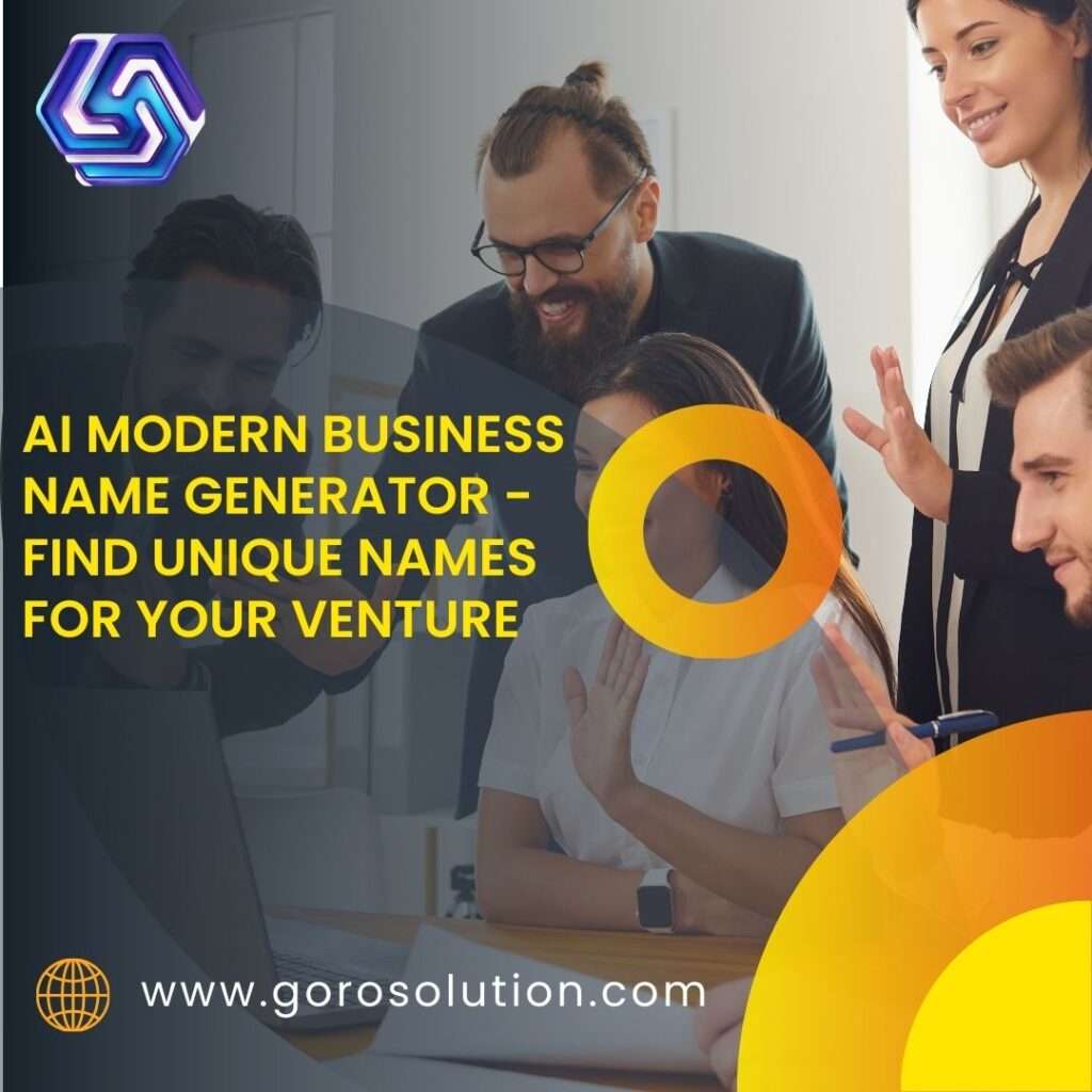AI Modern Business Name Generator - Find Unique Names for Your Venture